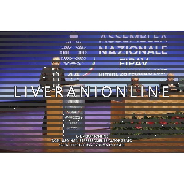Rimini 44esima Assemblea Nazionale FIVPAV 26/02/2017 nella foto: BRUNO CATTANEO candidato a nuovo presidente ©Claudio Zamagni/Agenzia Aldo Liverani / AGENZIA ALDO LIVERANI SAS