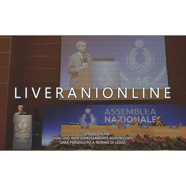 Rimini 44esima Assemblea Nazionale FIVPAV 26/02/2017 nella foto: CARLO MAGRI presidente uscente e candidato a nuovo presidente ©Claudio Zamagni/Agenzia Aldo Liverani / AGENZIA ALDO LIVERANI SAS