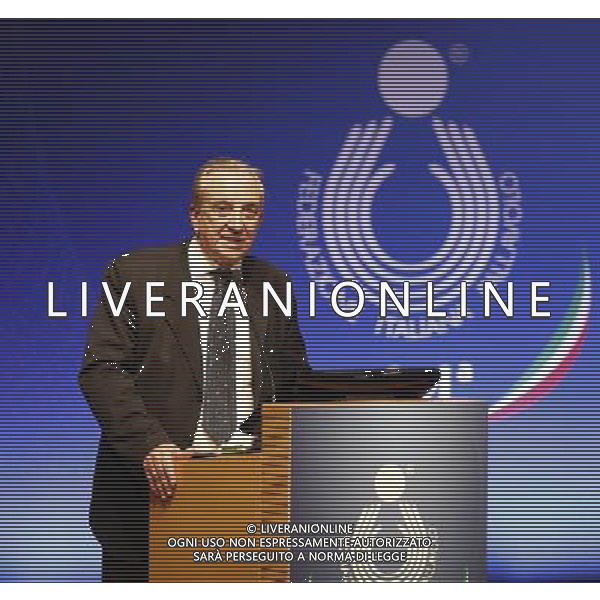 Rimini 44esima Assemblea Nazionale FIVPAV 26/02/2017 nella foto: BRUNO CATTANEO candidato a nuovo presidente ©Claudio Zamagni/Agenzia Aldo Liverani / AGENZIA ALDO LIVERANI SAS