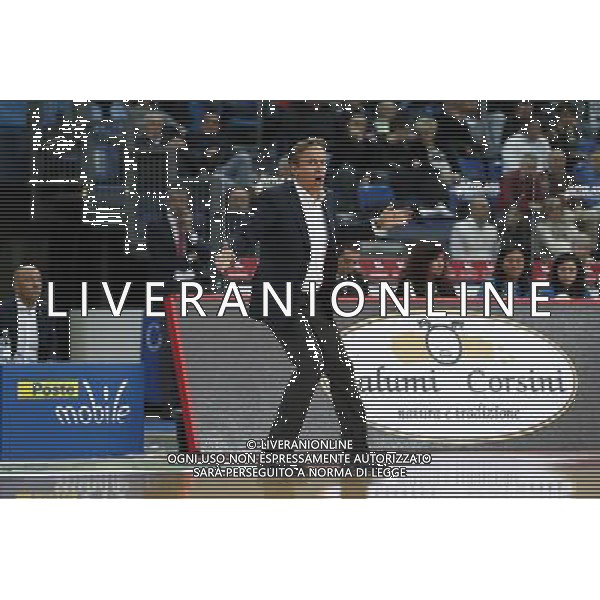 Lega Basket serie A 26/02/2017 Consultinvest Pesaro - Banco di Sardegna Sassari nella foto: Pasquini Federico Â©Claudio Zamagni/Agenzia Aldo Liverani / AGENZIA ALDO LIVERANI SAS - Consultinvest Pesaro - Banco di Sardegna Sassari Campionato Lega Basket serie A 26/02/2017