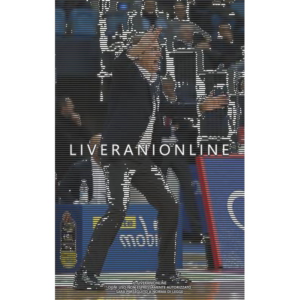 Lega Basket serie A 26/02/2017 Consultinvest Pesaro - Banco di Sardegna Sassari nella foto: Pasquini Federico Â©Claudio Zamagni/Agenzia Aldo Liverani / AGENZIA ALDO LIVERANI SAS - Consultinvest Pesaro - Banco di Sardegna Sassari Campionato Lega Basket serie A 26/02/2017