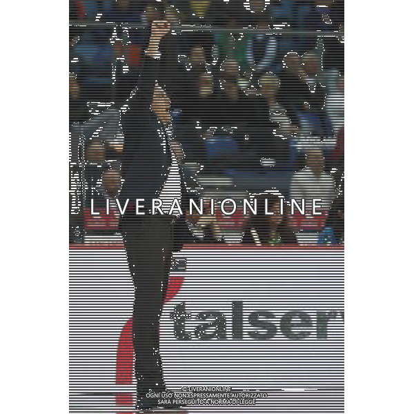Lega Basket serie A 26/02/2017 Consultinvest Pesaro - Banco di Sardegna Sassari nella foto: Pasquini Federico Â©Claudio Zamagni/Agenzia Aldo Liverani / AGENZIA ALDO LIVERANI SAS - Consultinvest Pesaro - Banco di Sardegna Sassari Campionato Lega Basket serie A 26/02/2017
