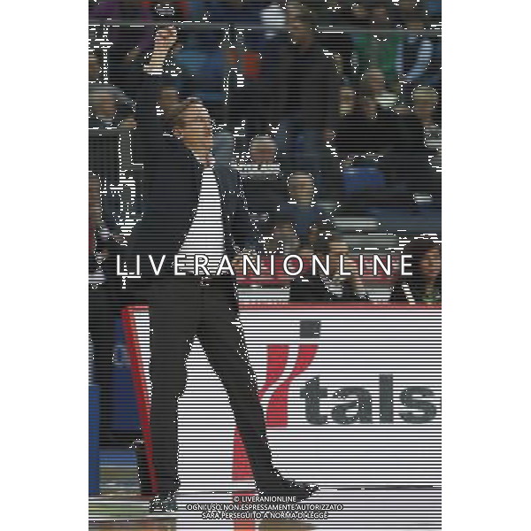 Lega Basket serie A 26/02/2017 Consultinvest Pesaro - Banco di Sardegna Sassari nella foto: Pasquini Federico Â©Claudio Zamagni/Agenzia Aldo Liverani / AGENZIA ALDO LIVERANI SAS - Consultinvest Pesaro - Banco di Sardegna Sassari Campionato Lega Basket serie A 26/02/2017