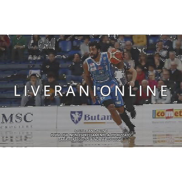 Lega Basket serie A 26/02/2017 Consultinvest Pesaro - Banco di Sardegna Sassari nella foto: Lacey Trevor Â©Claudio Zamagni/Agenzia Aldo Liverani / AGENZIA ALDO LIVERANI SAS - Consultinvest Pesaro - Banco di Sardegna Sassari Campionato Lega Basket serie A 26/02/2017