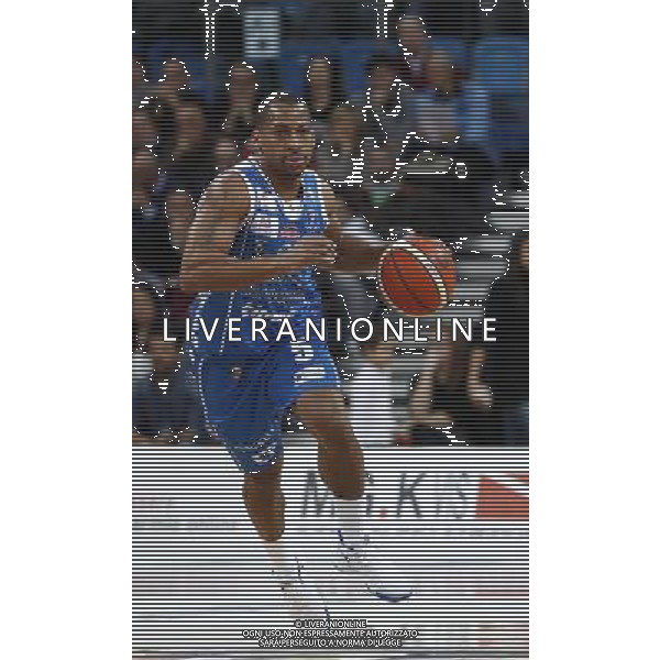 Lega Basket serie A 26/02/2017 Consultinvest Pesaro - Banco di Sardegna Sassari nella foto: Bell David Â©Claudio Zamagni/Agenzia Aldo Liverani / AGENZIA ALDO LIVERANI SAS - Consultinvest Pesaro - Banco di Sardegna Sassari Campionato Lega Basket serie A 26/02/2017