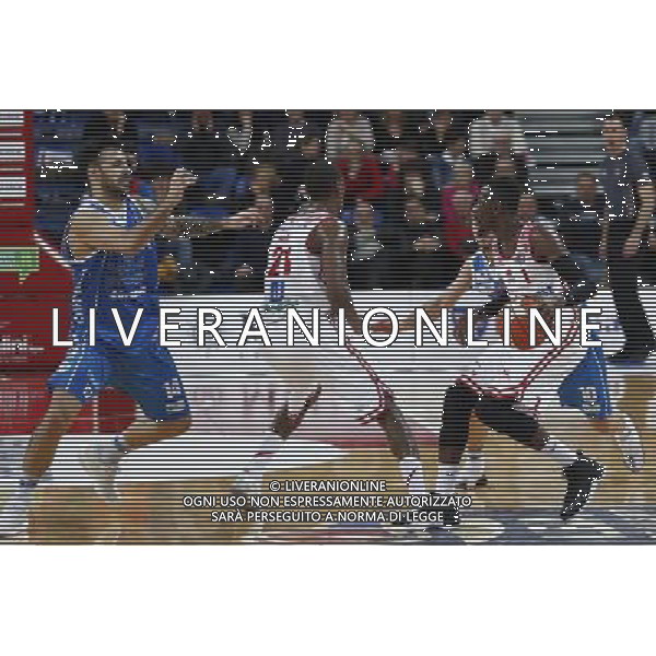 Lega Basket serie A 26/02/2017 Consultinvest Pesaro - Banco di Sardegna Sassari nella foto: JEREMY HAZELL Â©Claudio Zamagni/Agenzia Aldo Liverani / AGENZIA ALDO LIVERANI SAS - Consultinvest Pesaro - Banco di Sardegna Sassari Campionato Lega Basket serie A 26/02/2017
