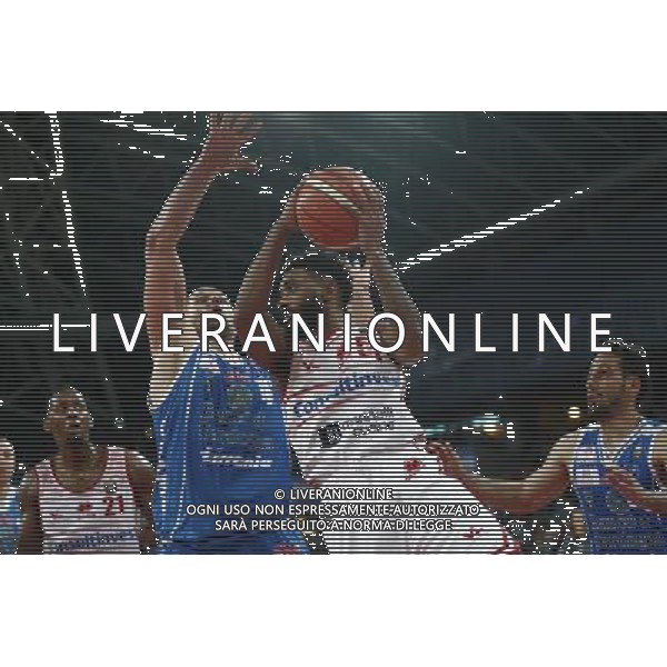 Lega Basket serie A 26/02/2017 Consultinvest Pesaro - Banco di Sardegna Sassari nella foto: RYAN HARROW Â©Claudio Zamagni/Agenzia Aldo Liverani / AGENZIA ALDO LIVERANI SAS - Consultinvest Pesaro - Banco di Sardegna Sassari Campionato Lega Basket serie A 26/02/2017