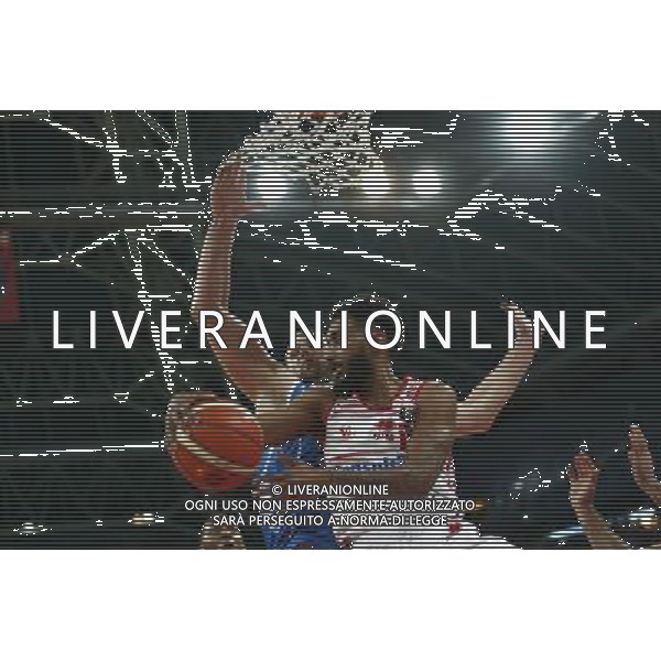 Lega Basket serie A 26/02/2017 Consultinvest Pesaro - Banco di Sardegna Sassari nella foto: RYAN HARROW Â©Claudio Zamagni/Agenzia Aldo Liverani / AGENZIA ALDO LIVERANI SAS - Consultinvest Pesaro - Banco di Sardegna Sassari Campionato Lega Basket serie A 26/02/2017