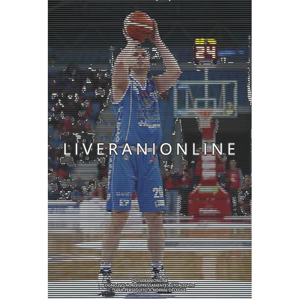 Lega Basket serie A 26/02/2017 Consultinvest Pesaro - Banco di Sardegna Sassari nella foto: Savanovic Dusko Â©Claudio Zamagni/Agenzia Aldo Liverani / AGENZIA ALDO LIVERANI SAS - Consultinvest Pesaro - Banco di Sardegna Sassari Campionato Lega Basket serie A 26/02/2017