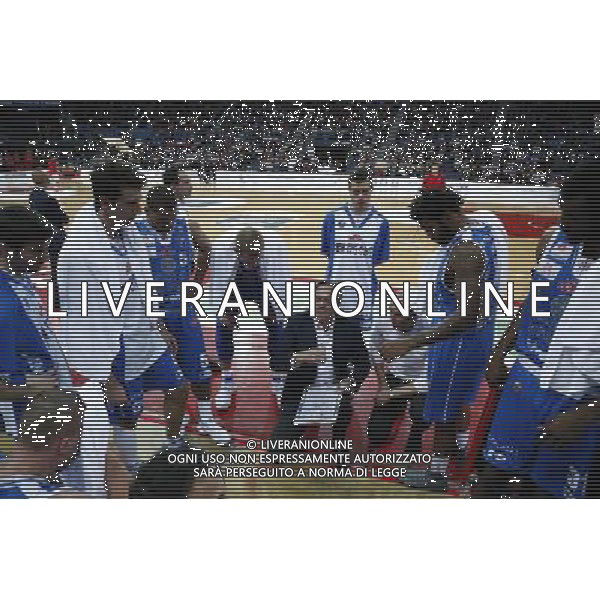 Lega Basket serie A 26/02/2017 Consultinvest Pesaro - Banco di Sardegna Sassari nella foto: Pasquini Federico Â©Claudio Zamagni/Agenzia Aldo Liverani / AGENZIA ALDO LIVERANI SAS - Consultinvest Pesaro - Banco di Sardegna Sassari Campionato Lega Basket serie A 26/02/2017