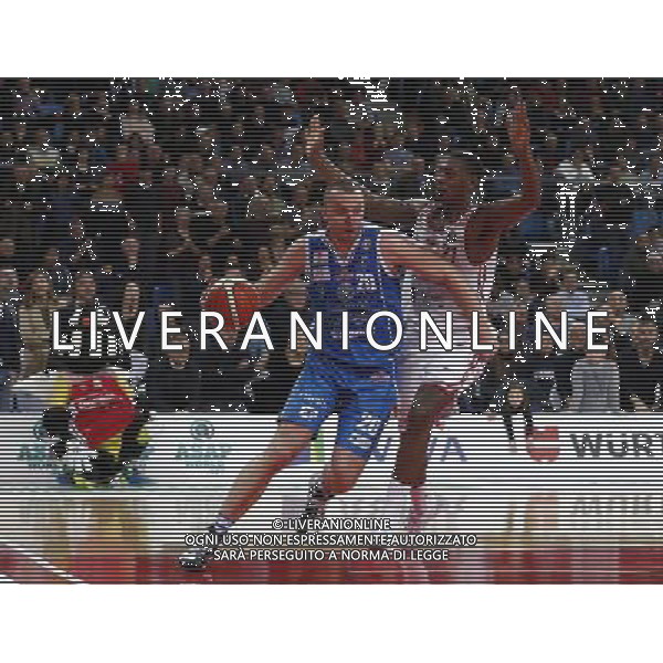 Lega Basket serie A 26/02/2017 Consultinvest Pesaro - Banco di Sardegna Sassari nella foto: Savanovic Dusko Â©Claudio Zamagni/Agenzia Aldo Liverani / AGENZIA ALDO LIVERANI SAS - Consultinvest Pesaro - Banco di Sardegna Sassari Campionato Lega Basket serie A 26/02/2017
