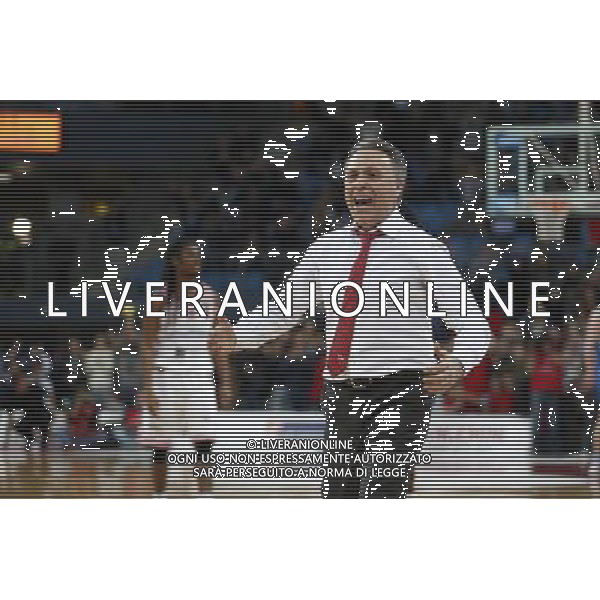 Lega Basket serie A 26/02/2017 Consultinvest Pesaro - Banco di Sardegna Sassari nella foto: PIERO BUCCHI Â©Claudio Zamagni/Agenzia Aldo Liverani / AGENZIA ALDO LIVERANI SAS - Consultinvest Pesaro - Banco di Sardegna Sassari Campionato Lega Basket serie A 26/02/2017