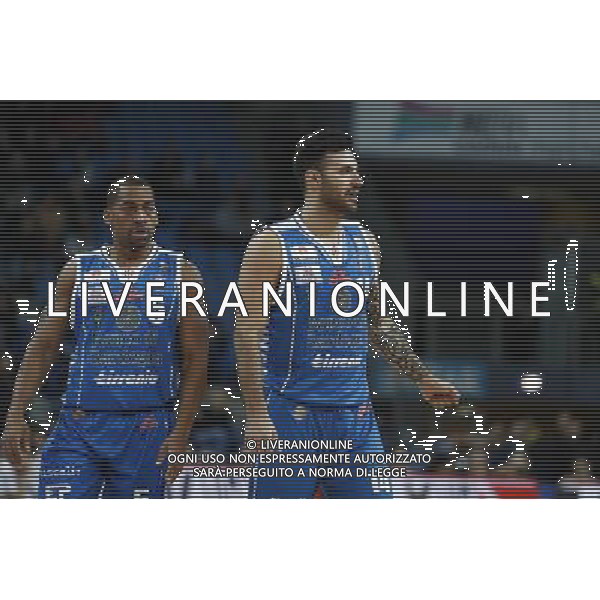 Lega Basket serie A 26/02/2017 Consultinvest Pesaro - Banco di Sardegna Sassari nella foto: Bell David Sacchetti Brian Â©Claudio Zamagni/Agenzia Aldo Liverani / AGENZIA ALDO LIVERANI SAS