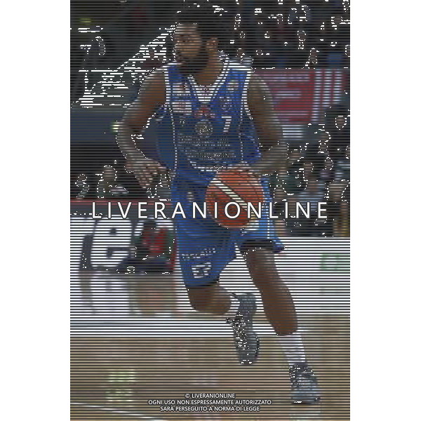 Lega Basket serie A 26/02/2017 Consultinvest Pesaro - Banco di Sardegna Sassari nella foto:Lacey Trevor Â©Claudio Zamagni/Agenzia Aldo Liverani / AGENZIA ALDO LIVERANI SAS