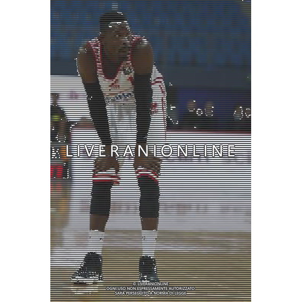 Lega Basket serie A 26/02/2017 Consultinvest Pesaro - Banco di Sardegna Sassari nella foto: JEREMY HAZELL Â©Claudio Zamagni/Agenzia Aldo Liverani / AGENZIA ALDO LIVERANI SAS