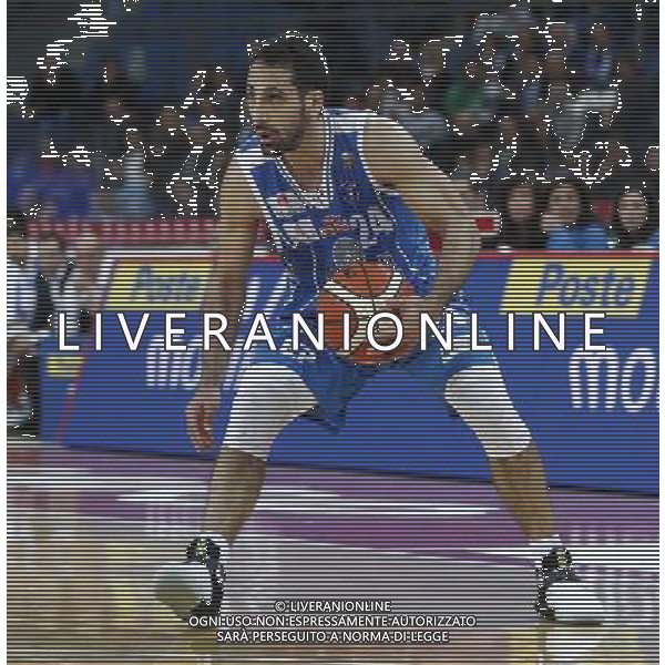 Lega Basket serie A 26/02/2017 Consultinvest Pesaro - Banco di Sardegna Sassari nella foto: Stipcevic Rok Â©Claudio Zamagni/Agenzia Aldo Liverani / AGENZIA ALDO LIVERANI SAS