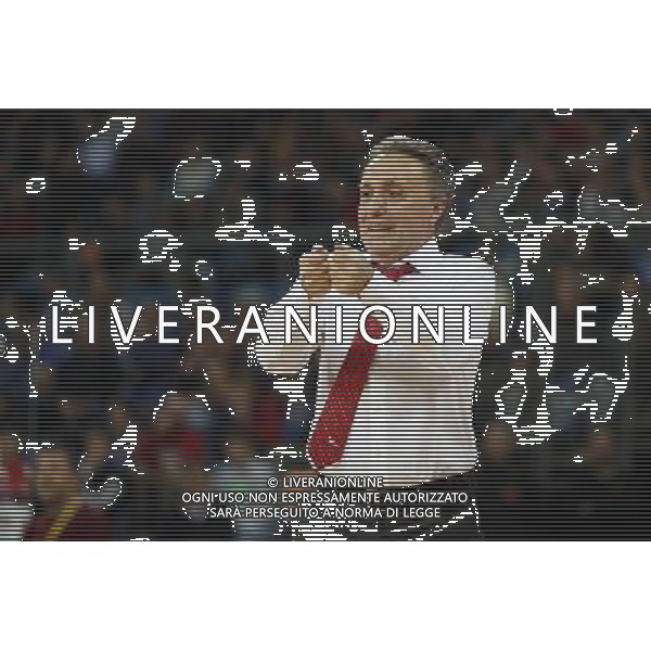 Lega Basket serie A 26/02/2017 Consultinvest Pesaro - Banco di Sardegna Sassari nella foto: PIERO BUCCHI Â©Claudio Zamagni/Agenzia Aldo Liverani / AGENZIA ALDO LIVERANI SAS