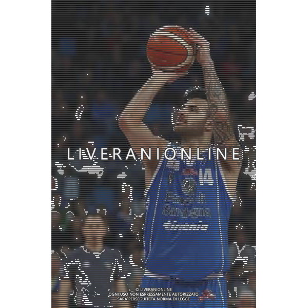 Lega Basket serie A 26/02/2017 Consultinvest Pesaro - Banco di Sardegna Sassari nella foto: Sacchetti Brian Â©Claudio Zamagni/Agenzia Aldo Liverani / AGENZIA ALDO LIVERANI SAS