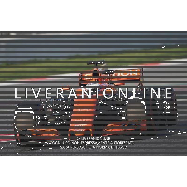 Fernando Alonso (ESP) McLaren MCL32 running sensor equipment. 27.02.2017. Formula One Testing, Day One, Barcelona, Spain. Monday. AG ALDO LIVERANI SAS 