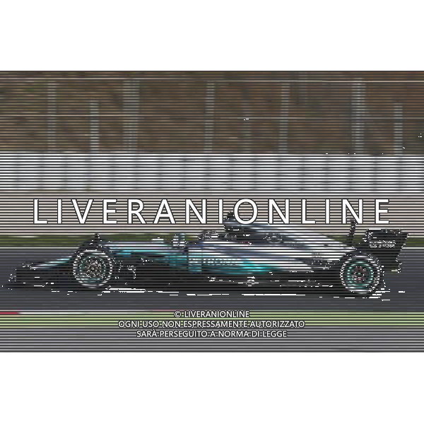 Valtteri Bottas (FIN) Mercedes AMG F1 W08. 27.02.2017. Formula One Testing, Day One, Barcelona, Spain. Monday. AG ALDO LIVERANI SAS 