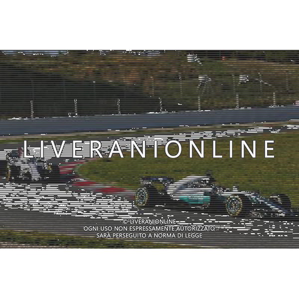 Lewis Hamilton (GBR) Mercedes AMG F1 W08. 27.02.2017. Formula One Testing, Day One, Barcelona, Spain. Monday. AG ALDO LIVERANI SAS