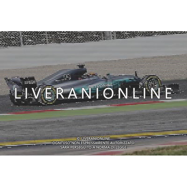 Lewis Hamilton (GBR) Mercedes AMG F1 W08. 27.02.2017. Formula One Testing, Day One, Barcelona, Spain. Monday. AG ALDO LIVERANI SAS