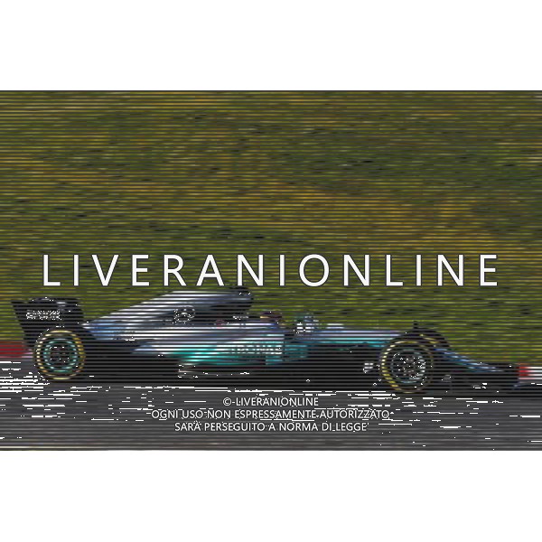 Lewis Hamilton (GBR) Mercedes AMG F1 W08. 27.02.2017. Formula One Testing, Day One, Barcelona, Spain. Monday. AG ALDO LIVERANI SAS
