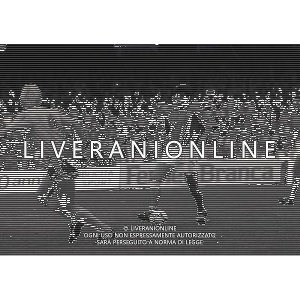 NAPOLI STADIO SAN PAOLO 14-11-1987 ITALIA SVEZIA- QUALIFICAZIONE EUROPEI NELLA FOTO SALVATORE BAGNI AG ALDO LIVERANI SAS