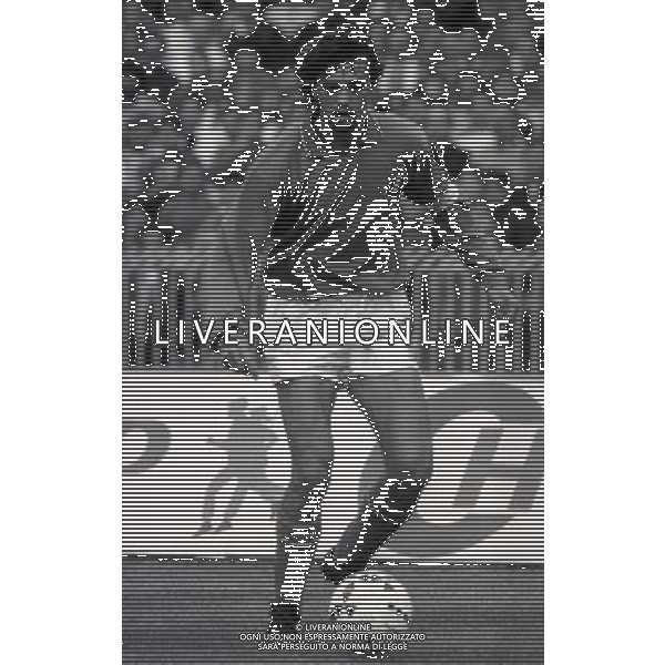 NAPOLI STADIO SAN PAOLO 14-11-1987 ITALIA SVEZIA- QUALIFICAZIONE EUROPEI NELLA FOTO ALESSANDRO ALTOBELLI AG ALDO LIVERANI SAS