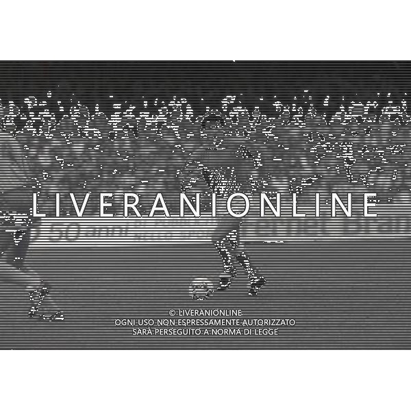 NAPOLI STADIO SAN PAOLO 14-11-1987 ITALIA SVEZIA- QUALIFICAZIONE EUROPEI NELLA FOTO SALVATORE BAGNI AG ALDO LIVERANI SAS