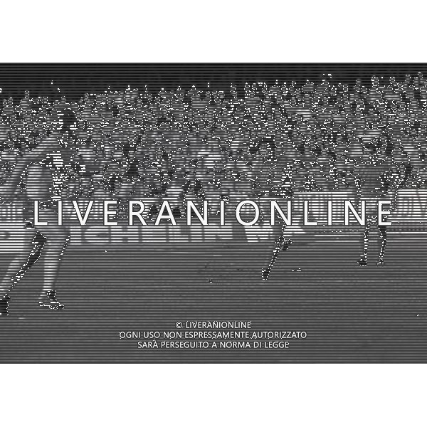 NAPOLI STADIO SAN PAOLO 14-11-1987 ITALIA SVEZIA- QUALIFICAZIONE EUROPEI NELLA FOTO ALESSANDRO ALTOBELLI AG ALDO LIVERANI SAS