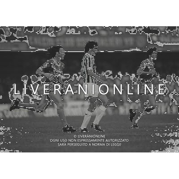 19-06-1983 COPPA ITALIA FINALE DI ANDATA VERONA JUVENTUS 2-0 NELLA FOTO DIRCEU-MICHEL PLATINI AG ALDO LIVERANI SAS