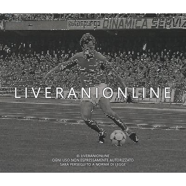 07-04 -1984 VERONA STADIO BENTEGODI PARTITA AMICHEVOLE ITALIA CECOSLOVACCHIA NELLA FOTO GIUSEPPE DOSSENA AG ALDO LIVERANI SAS