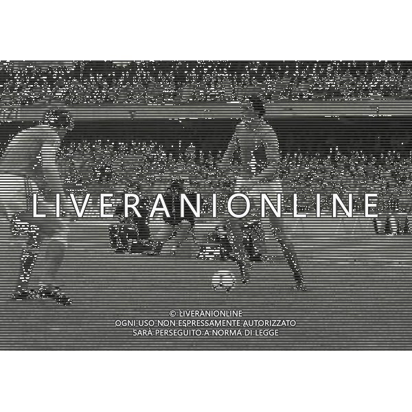 07-04 -1984 VERONA STADIO BENTEGODI PARTITA AMICHEVOLE ITALIA CECOSLOVACCHIA NELLA FOTO ALESSANDRO ALTOBELLI AG ALDO LIVERANI SAS