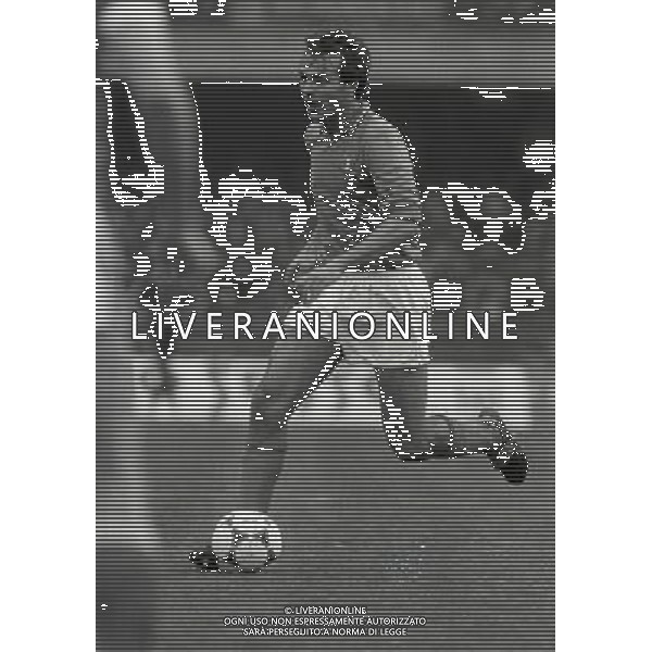 07-04 -1984 VERONA STADIO BENTEGODI PARTITA AMICHEVOLE ITALIA CECOSLOVACCHIA NELLA FOTO ANTONIO CABRINI AG ALDO LIVERANI SAS