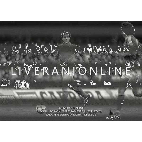 07-04 -1984 VERONA STADIO BENTEGODI PARTITA AMICHEVOLE ITALIA CECOSLOVACCHIA NELLA FOTO GIUSEPPE BERGOMI AG ALDO LIVERANI SAS