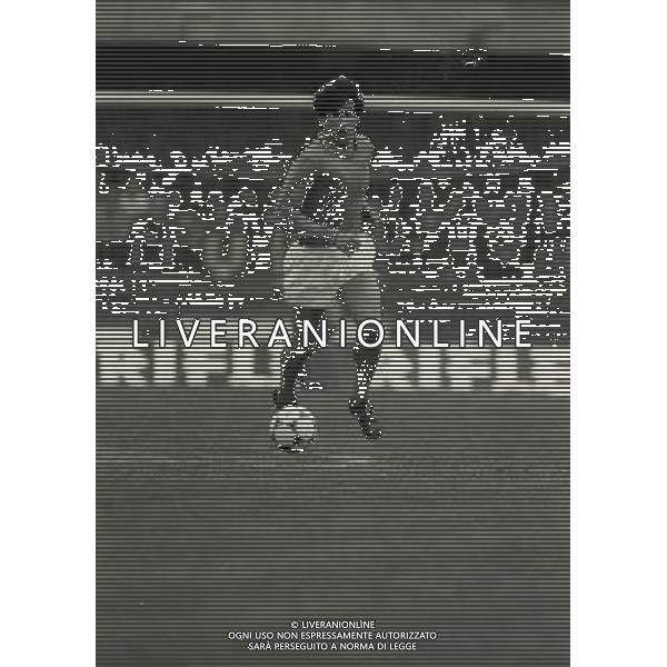 07-04 -1984 VERONA STADIO BENTEGODI PARTITA AMICHEVOLE ITALIA CECOSLOVACCHIA NELLA FOTO SALVATORE BAGNI AG ALDO LIVERANI SAS