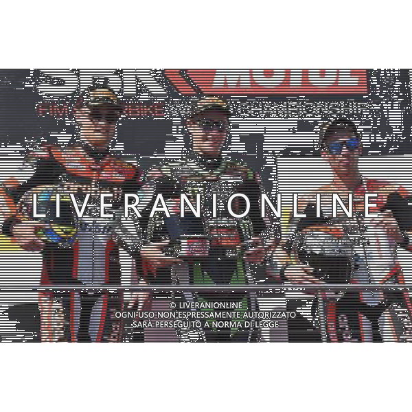 Phillip Island Australia 16.02.2017 First round World Superbike Championship WSBK at the Phillip Island Circuit, Chaz Davies Jonathan Rea Marco Melandri photoPSP / Newspix.pl --- Newspix.pl / AGENZIA ALDO LIVERANI SAS - ITALY ONLY EDITORIAL USE ONLY