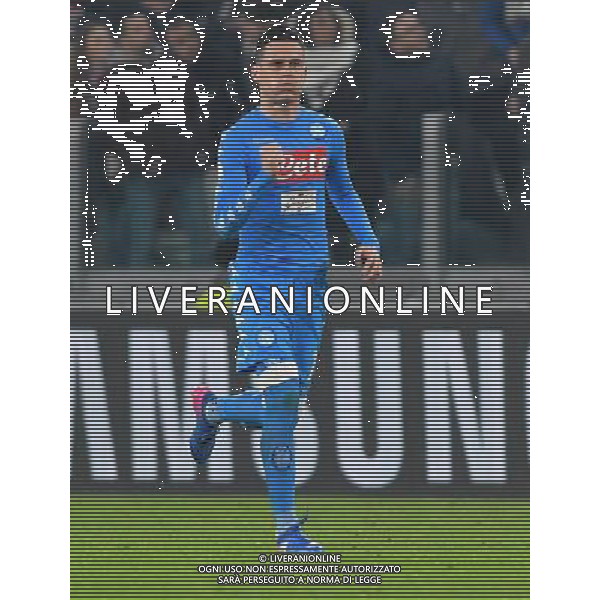 Coppa Italia TIM Cup 2016/2017 Semifinale Andata Torino - 28.02.2017 Juventus-Napoli Nella Foto:callejon esultanza dopo il gol /Ph.Vitez-Ag. Aldo Liverani