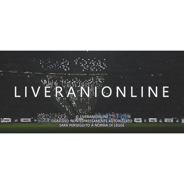 Coppa Italia TIM Cup 2016/2017 Semifinale Andata Torino - 28.02.2017 Juventus-Napoli Nella Foto:minuto di silenzio per la scomparsa di Roberto Fiore, ex presidente del Napoli dal 1964 al 1967 /Ph.Vitez-Ag. Aldo Liverani