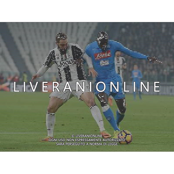 Coppa Italia TIM Cup 2016/2017 Semifinale Andata Torino - 28.02.2017 Juventus-Napoli Nella Foto:koulibaly e gonzalo higuain /Ph.Vitez-Ag. Aldo Liverani