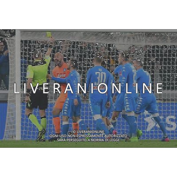 Coppa Italia TIM Cup 2016/2017 Semifinale Andata Torino - 28.02.2017 Juventus-Napoli Nella Foto:proteste dei giocatori del napoli contro lâ€™arbitro valeri /Ph.Vitez-Ag. Aldo Liverani