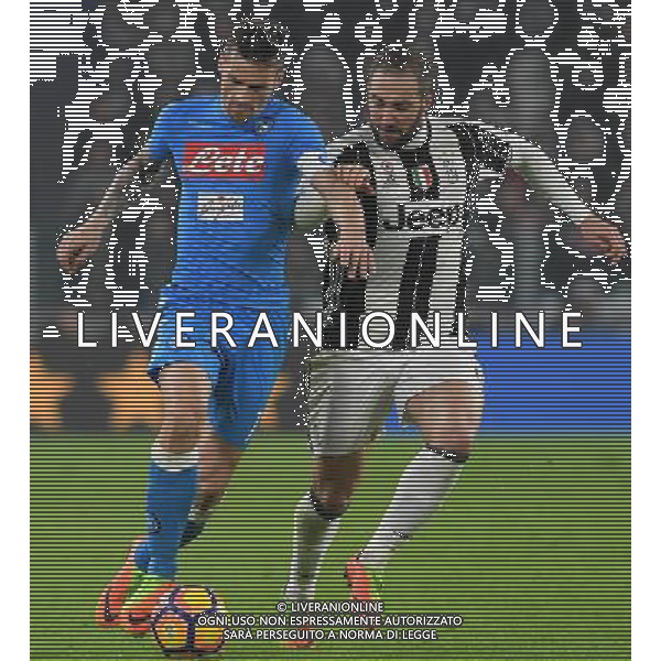 Coppa Italia TIM Cup 2016/2017 Semifinale Andata Torino - 28.02.2017 Juventus-Napoli Nella Foto: christian maggio e gonzalo higuain /Ph.Vitez-Ag. Aldo Liverani