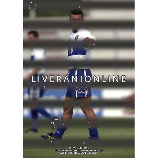 17-05-2000 AREZZO- AMICHEVOLE A.C. AREZZO-NAZIONALE ITALIA UNDER 20 NELLA FOTO TARANTINO NAZZARENO AG ALDO LIVERANI SAS