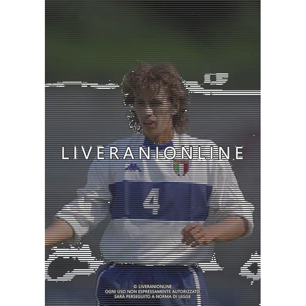 17-05-2000 AREZZO- AMICHEVOLE A.C. AREZZO-NAZIONALE ITALIA UNDER 20 NELLA FOTO THOMAS MANFREDINI AG ALDO LIVERANI SAS