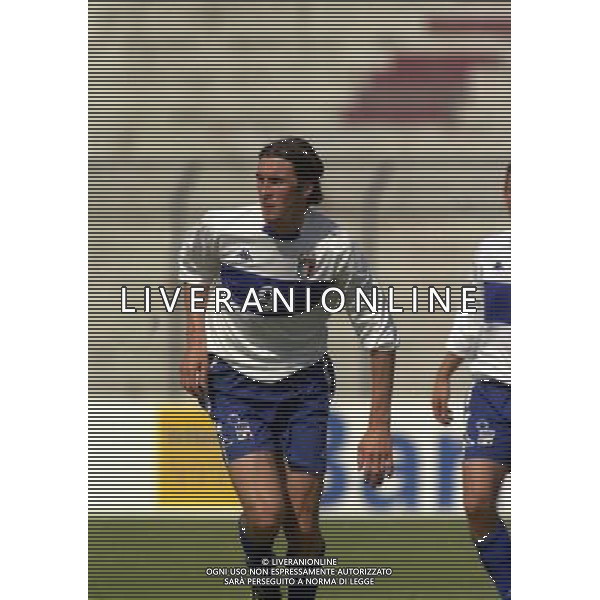 17-05-2000 AREZZO- AMICHEVOLE A.C. AREZZO-NAZIONALE ITALIA UNDER 20 NELLA FOTO EMILIANO BONAZZOLI AG ALDO LIVERANI SAS