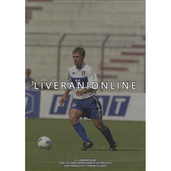 17-05-2000 AREZZO- AMICHEVOLE A.C. AREZZO-NAZIONALE ITALIA UNDER 20 NELLA FOTO ANTONIO CASSANO AG ALDO LIVERANI SAS