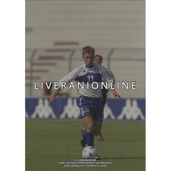 17-05-2000 AREZZO- AMICHEVOLE A.C. AREZZO-NAZIONALE ITALIA UNDER 20 NELLA FOTO ANTONIO CASSANO AG ALDO LIVERANI SAS