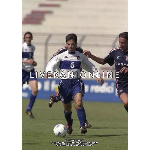 17-05-2000 AREZZO- AMICHEVOLE A.C. AREZZO-NAZIONALE ITALIA UNDER 20 NELLA FOTO DAVIDE CARRUS AG ALDO LIVERANI SAS