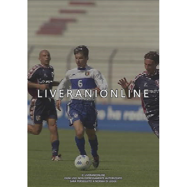 17-05-2000 AREZZO- AMICHEVOLE A.C. AREZZO-NAZIONALE ITALIA UNDER 20 NELLA FOTO DAVIDE CARRUS AG ALDO LIVERANI SAS